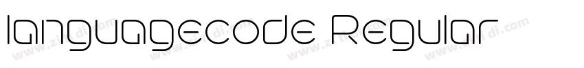 languagecode Regular字体转换 languagecode Regular字体转换